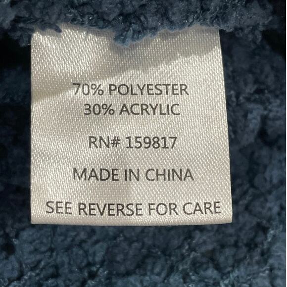 Altar'd State Sweater Blue Small LS V-Neck Cozy Soft Casual Work School - Picture 5 of 6